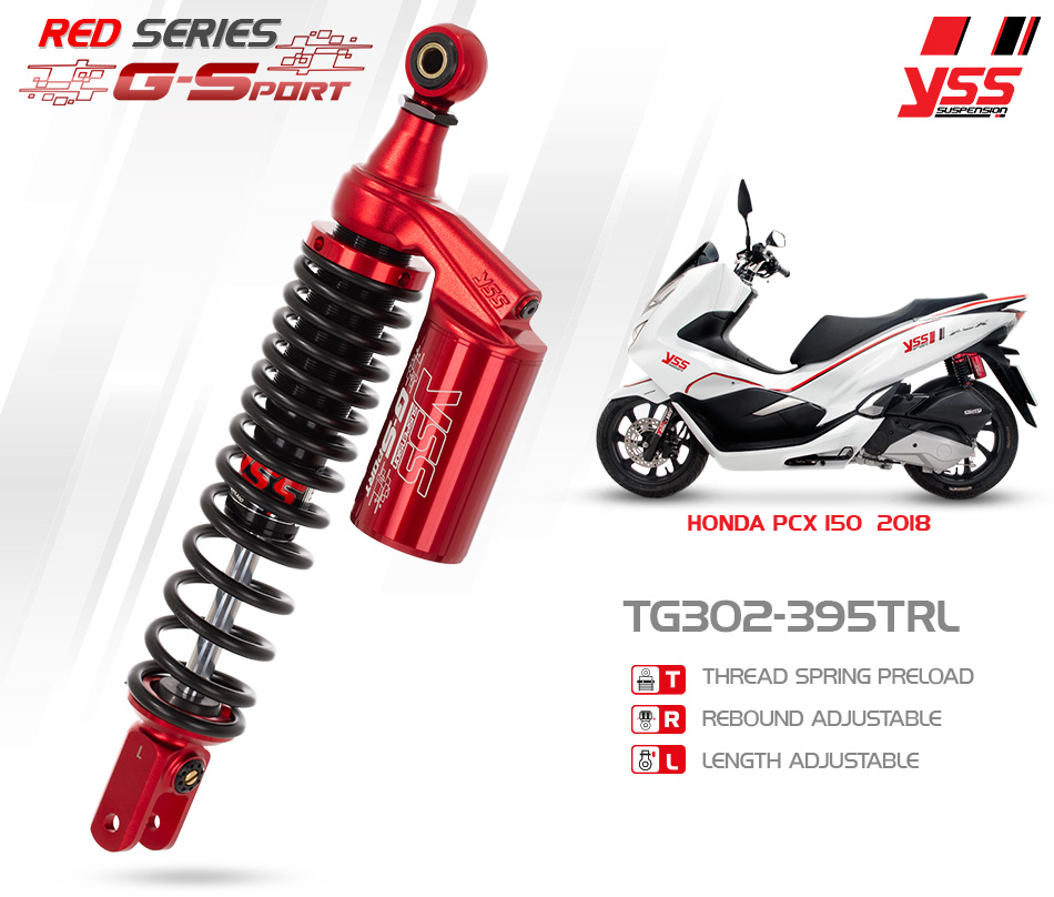 Yss High Performance Rear Shock Absorber Tg Trl Red Series