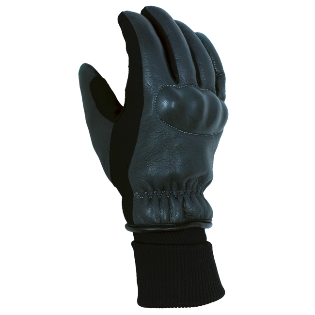 long cuff leather gloves