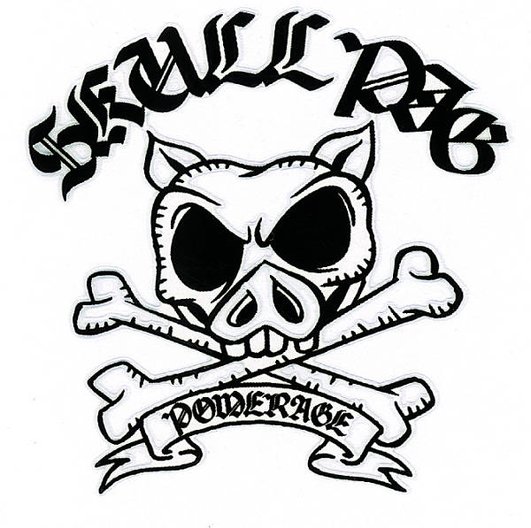 POWERAGE : PS-126 Skull Peg Sticker [PS-126]