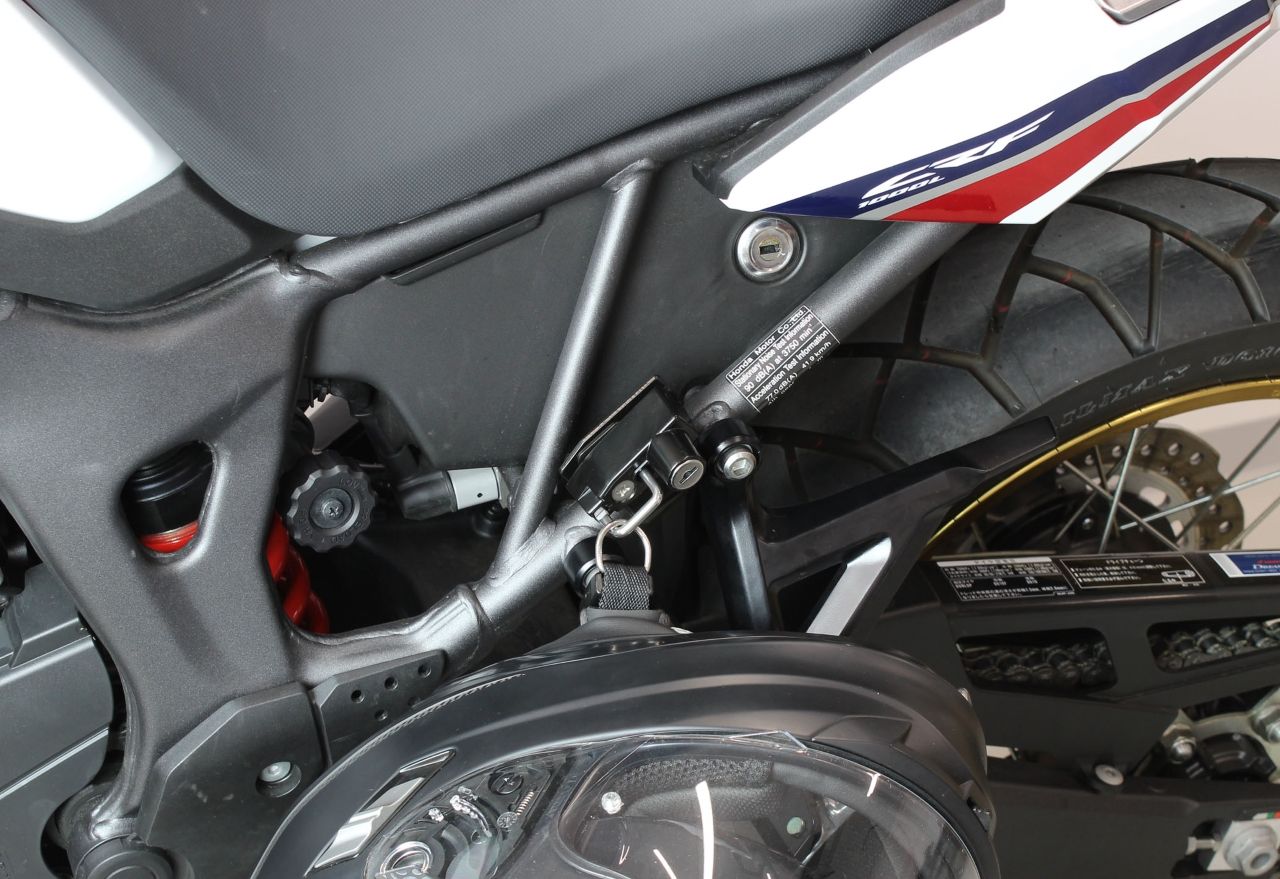 africa twin helmet lock