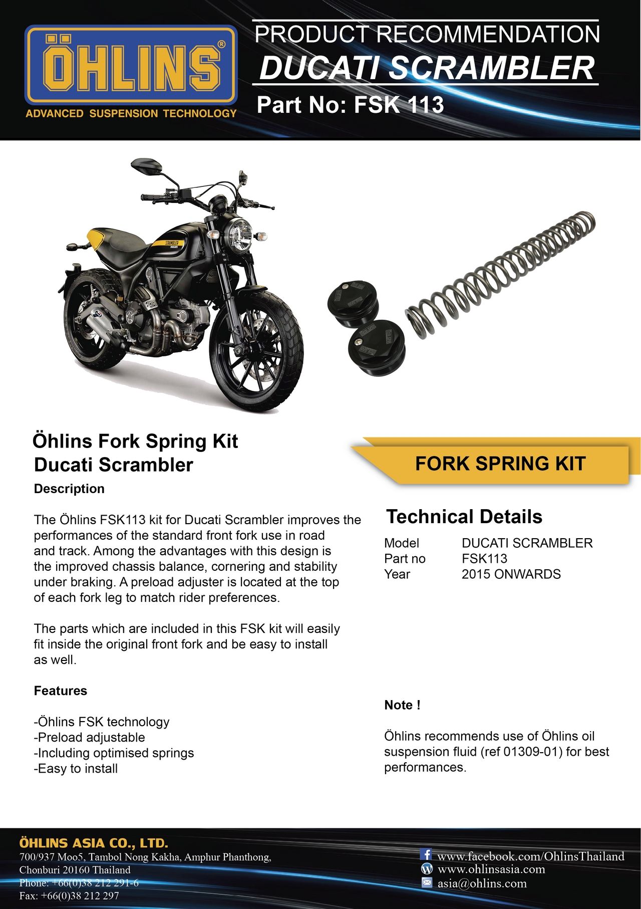 ohlins ducati scrambler