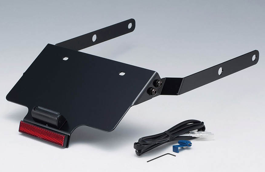 softail swingarm license plate mount