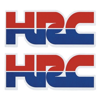 Honda HRC Sticker Decal 80mm 8cm Blue and Red x 2 Motorcycle ...