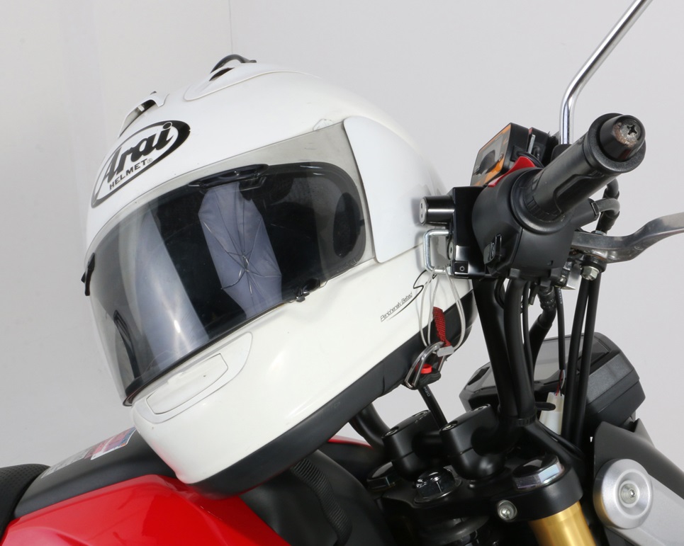 honda grom helmet lock