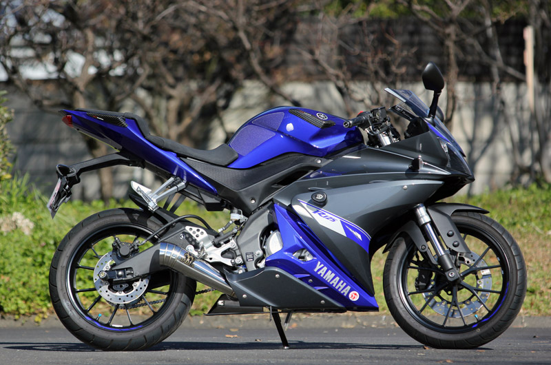 yamaha yzf r125 full exhaust system