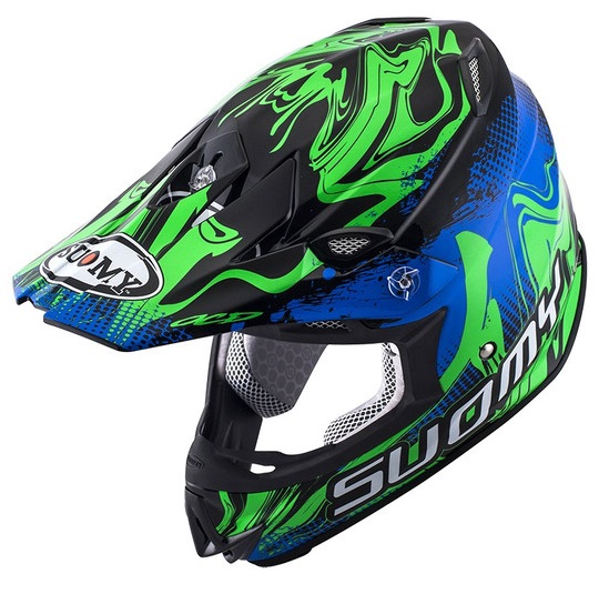 graffiti motocross helmet