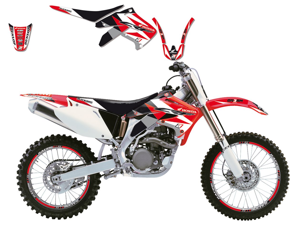 Наклейки Honda crf450r 2003