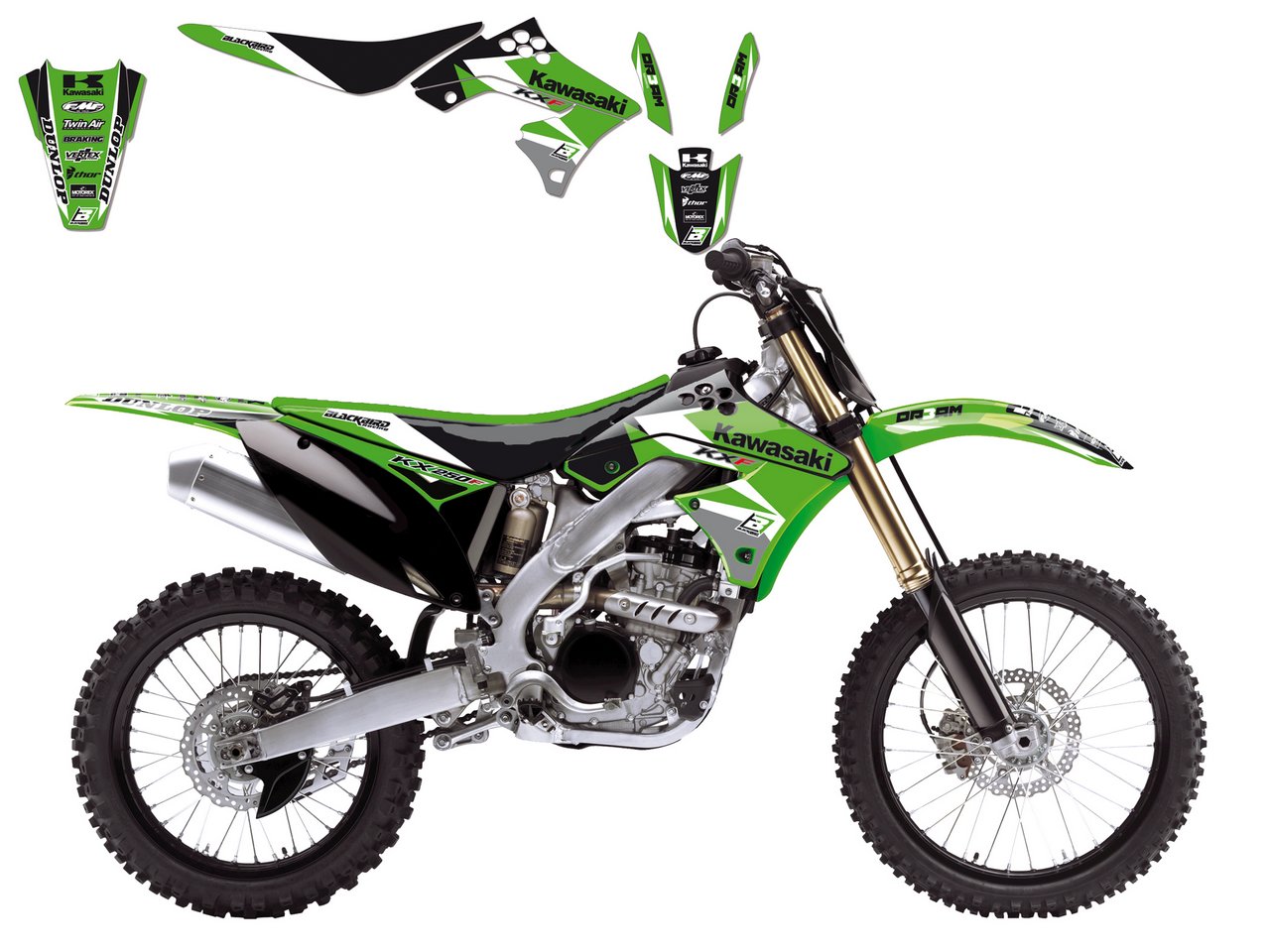 Обои Кавасаки kx250f