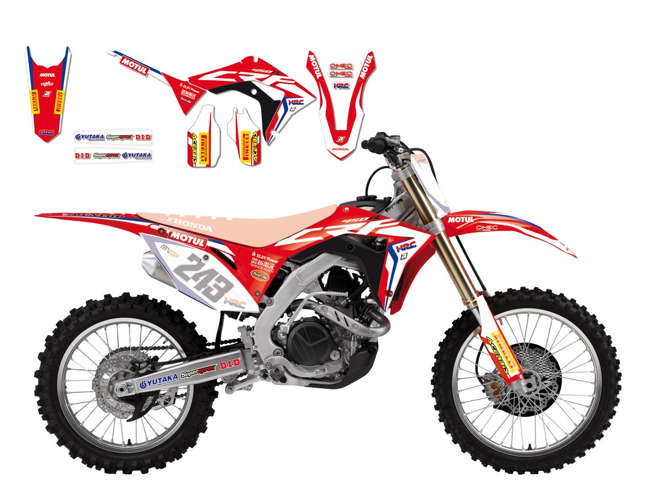 Honda CRF 150 наклейки