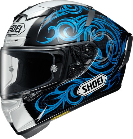 SHOEI : X-14 KAGAYAMA 5 TC-2 BLUE/BLACK Helmet [W-666-P13037066]