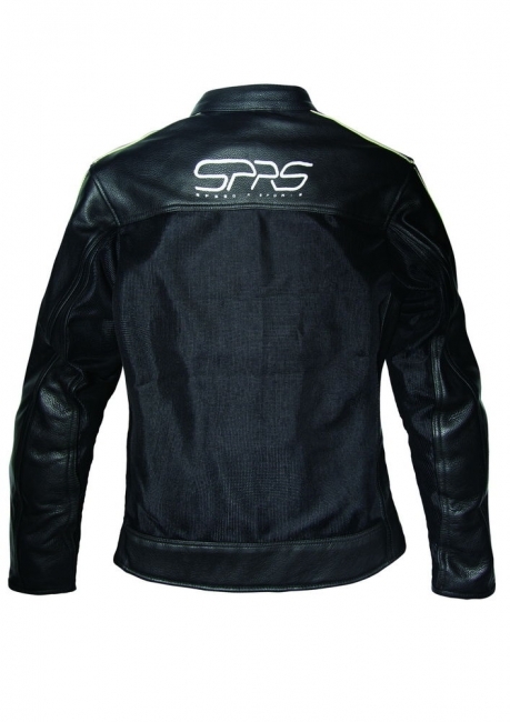 retro textile motorcycle jacket