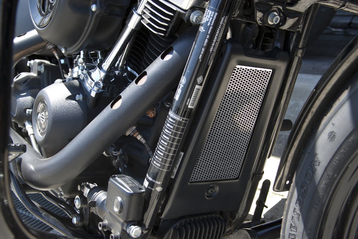 harley softail oil cooler