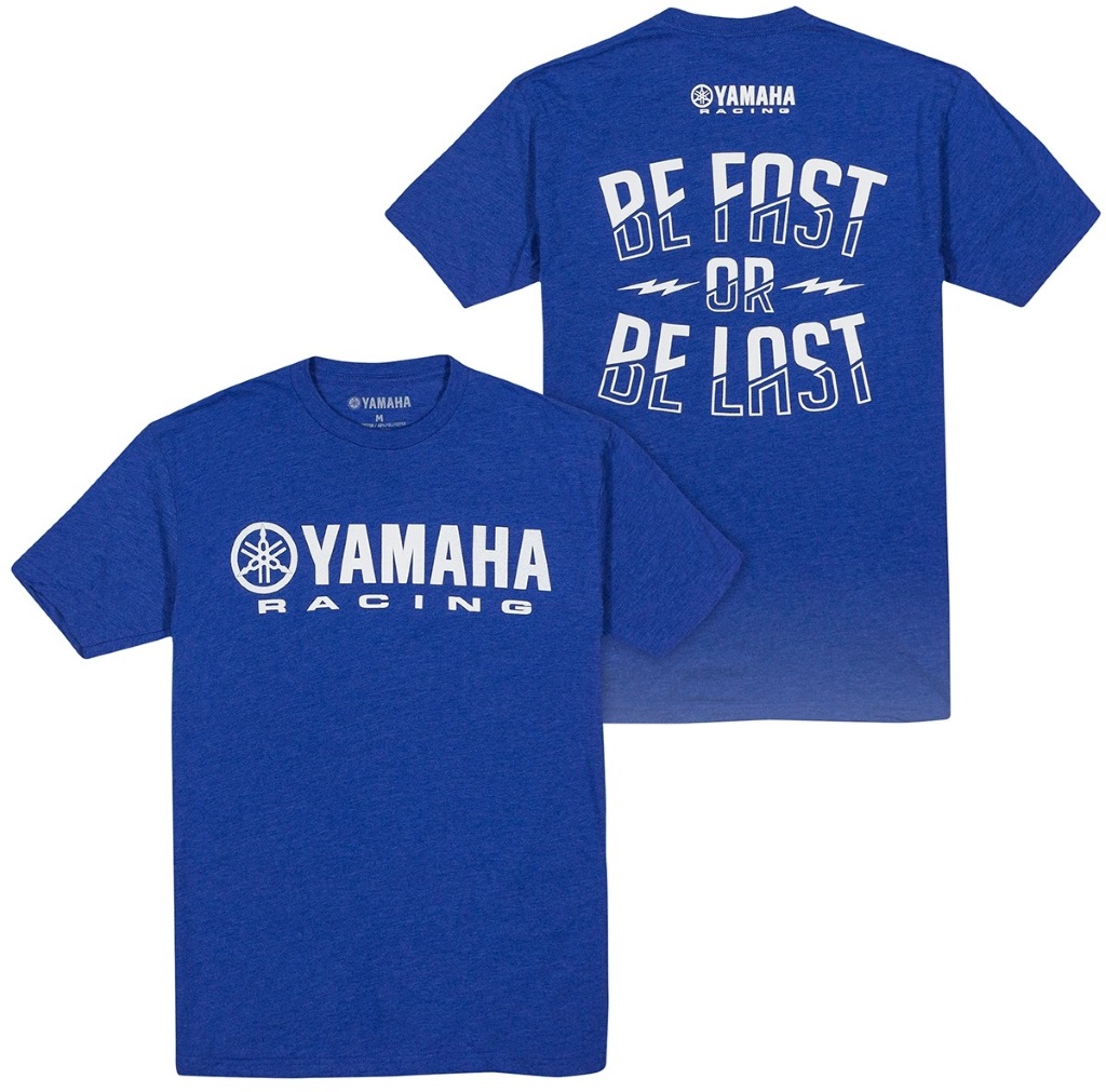 US YAMAHA : Track and Trail Yamaha Racing T-Shirt [VDF-18TTT-BL-SM]