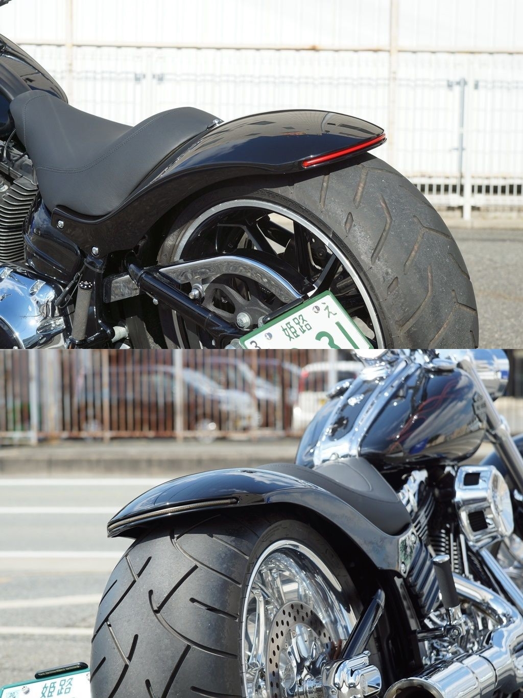 m109r custom rear fender