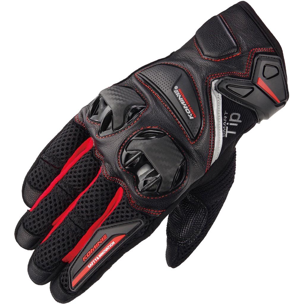 Komine : Gk-234 Protect Leather Mesh Gloves [06-234]