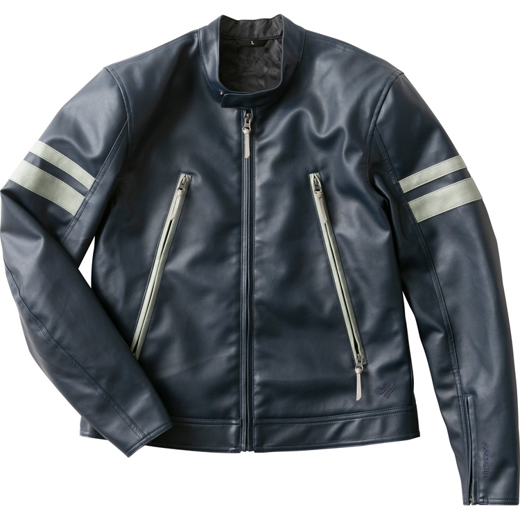 synthetic leather jacket