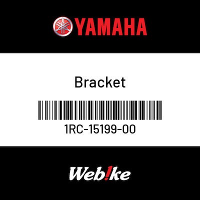 YAMAHA OEM Motorcycle parts : Bracket 1RC-15199-00 [1RC1519900]