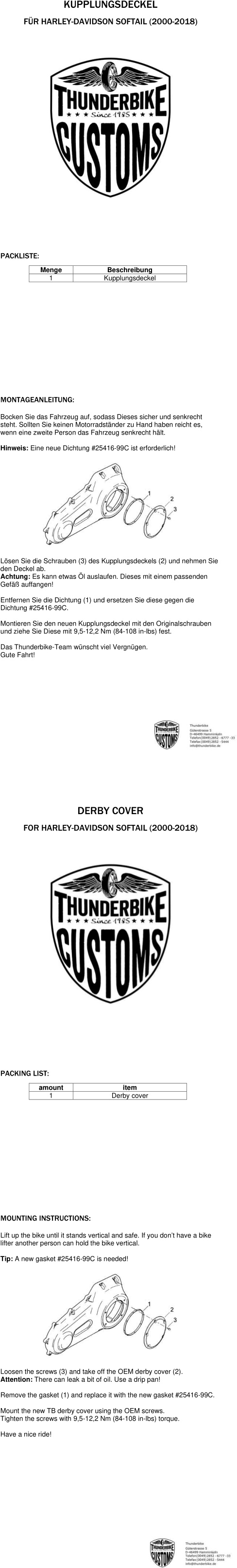 Thunder Bike Derby Cover Thu 22 72 450