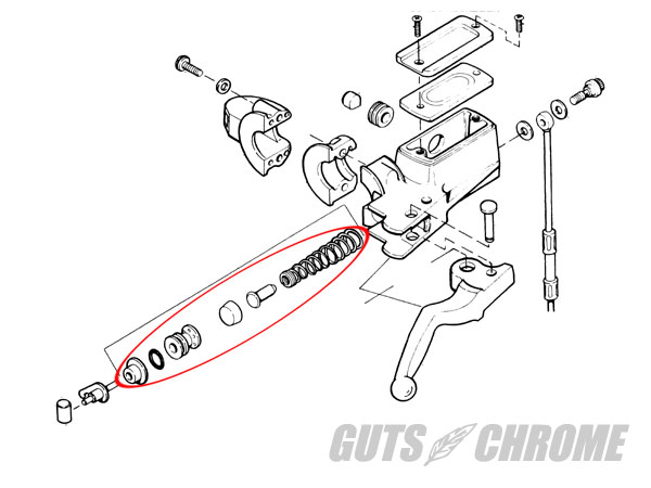 harley front master cylinder rebuild kit