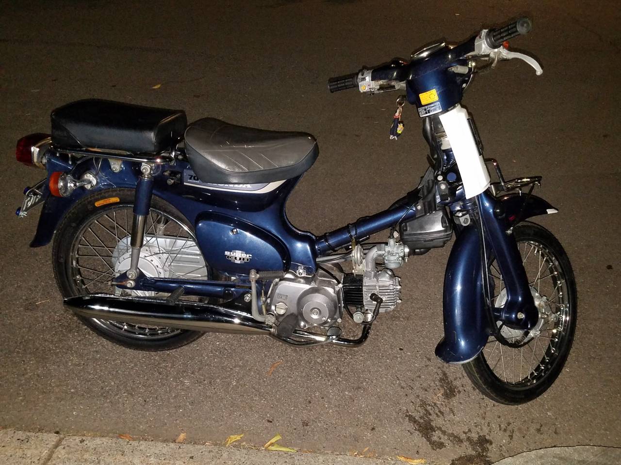 Customer's Motorcycle: Roosevelt Guerrero's HONDA SUPER CUB 70 (C70 ...