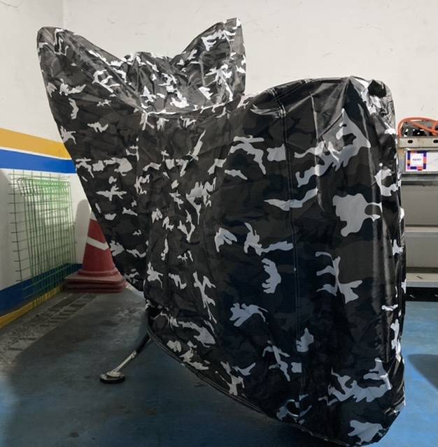 camouflage motorcycle cover