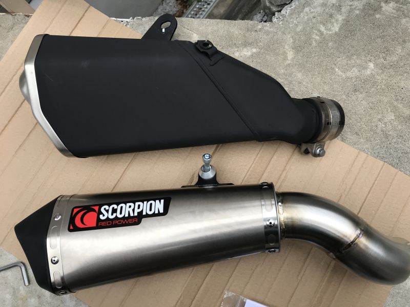 Scorpion Serket Taper Slip On Silencer Rha1seo